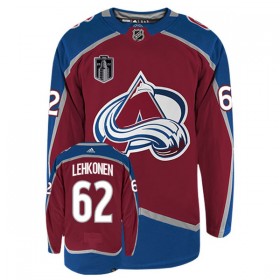 Colorado Avalanche Arturri Lehkonen 62 Adidas Stanley Cup 2022 Trikot Authentic - Herren